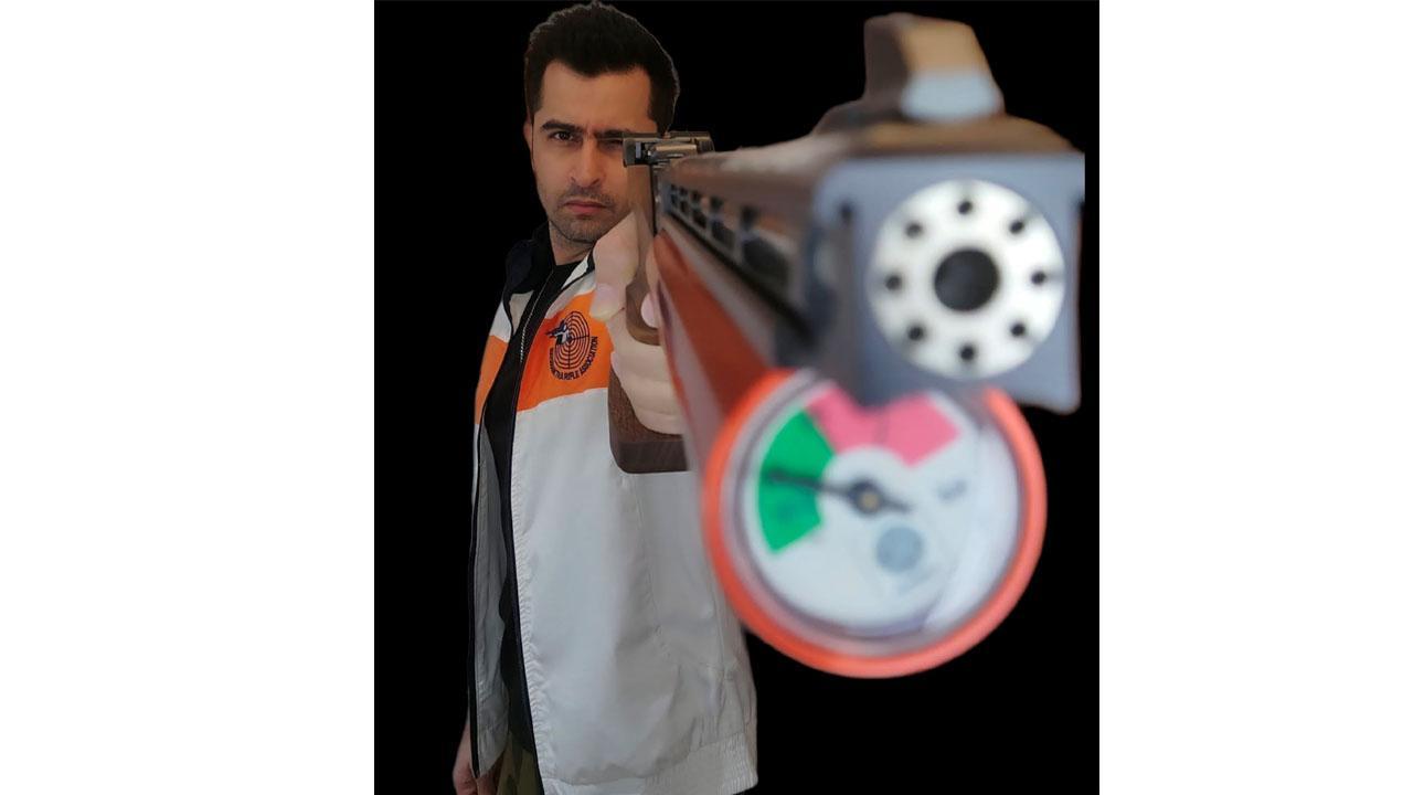 Actor Mustafa Khozem qualifies for national championships in pistol shooting in two events and is all geared up 
